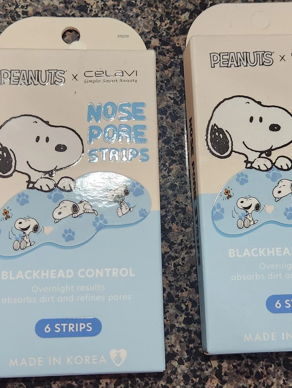 Peanuts x Celavi Nose Pore Strips